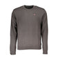 Napapijri Classic Gray Crew Neck Cotton Sweater