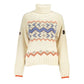 Napapijri Chic Beige High Neck Sweater with Elegant Detailing