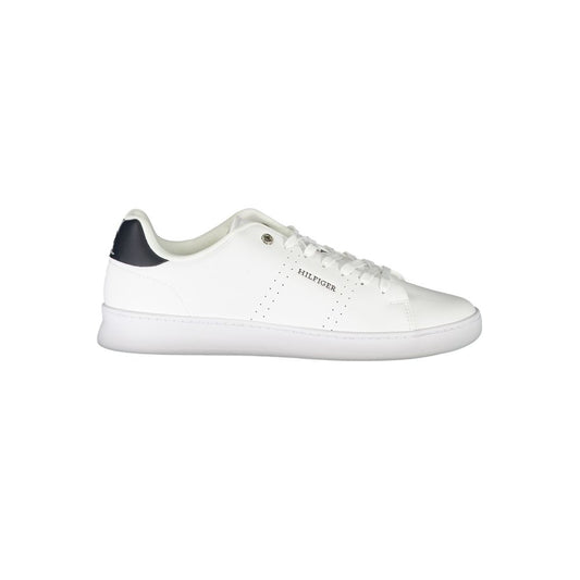 Tommy Hilfiger White Leather Men Sneaker