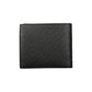 Tommy Hilfiger Elegant Black Leather Wallet with Multi-Compartments