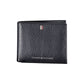 Tommy Hilfiger Elegant Blue Leather Wallet with Contrast Details