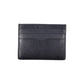 Tommy Hilfiger Sleek Blue Leather Card Holder with Contrast Details