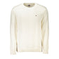 Tommy Hilfiger Chic White Crew Neck Cotton Sweater