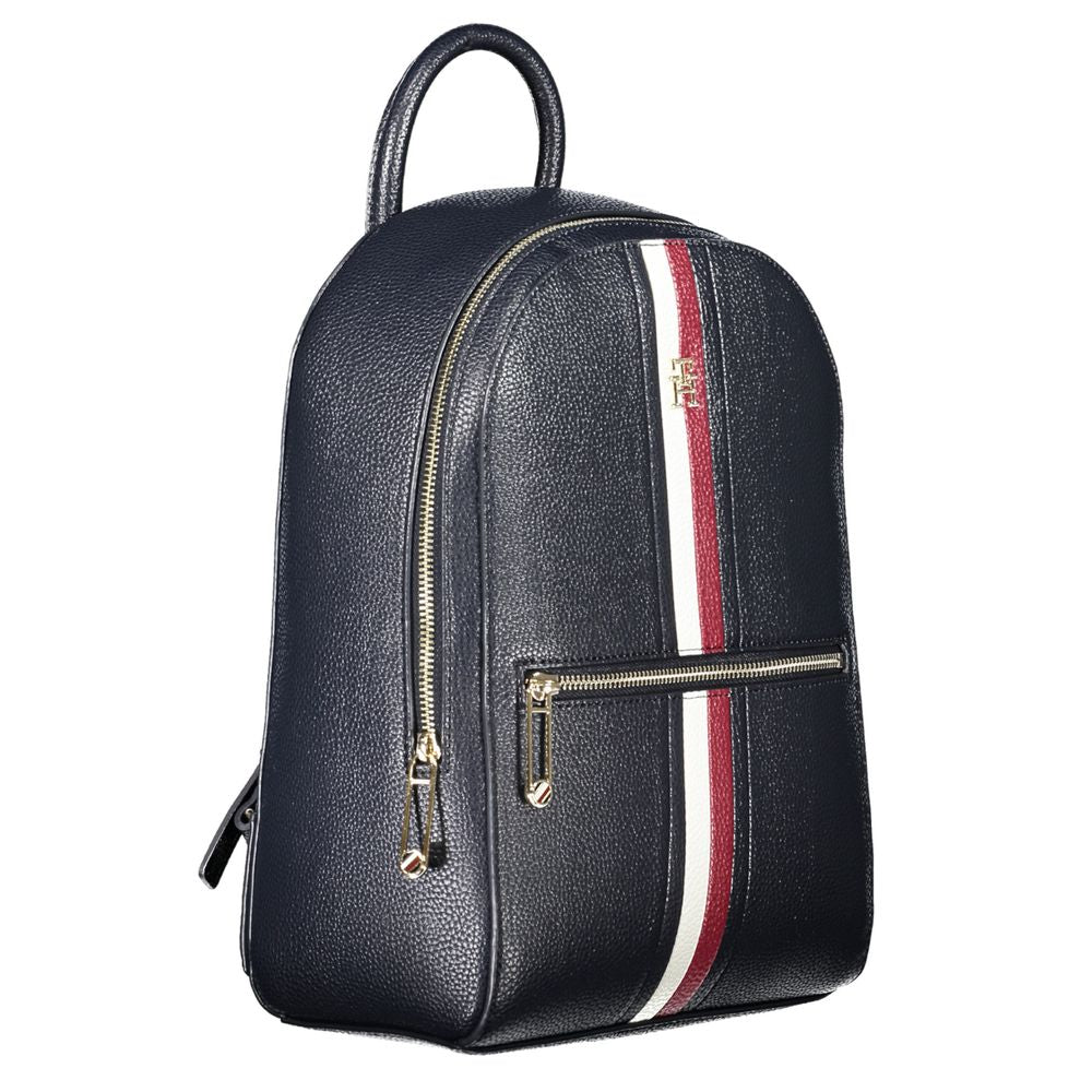 Tommy Hilfiger Chic Blue BackPack with Contrasting Accents