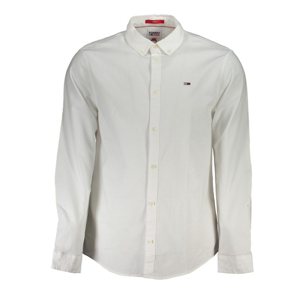 Tommy Hilfiger Sleek Slim Fit Button-Down White Shirt