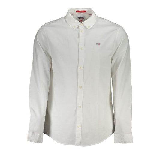 Tommy Hilfiger Sleek Slim Fit Button-Down White Shirt