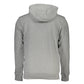 Tommy Hilfiger Elegant Gray Hooded Cotton Sweatshirt