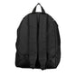 Napapijri Sleek Black Cotton Backpack with Contrasting Details