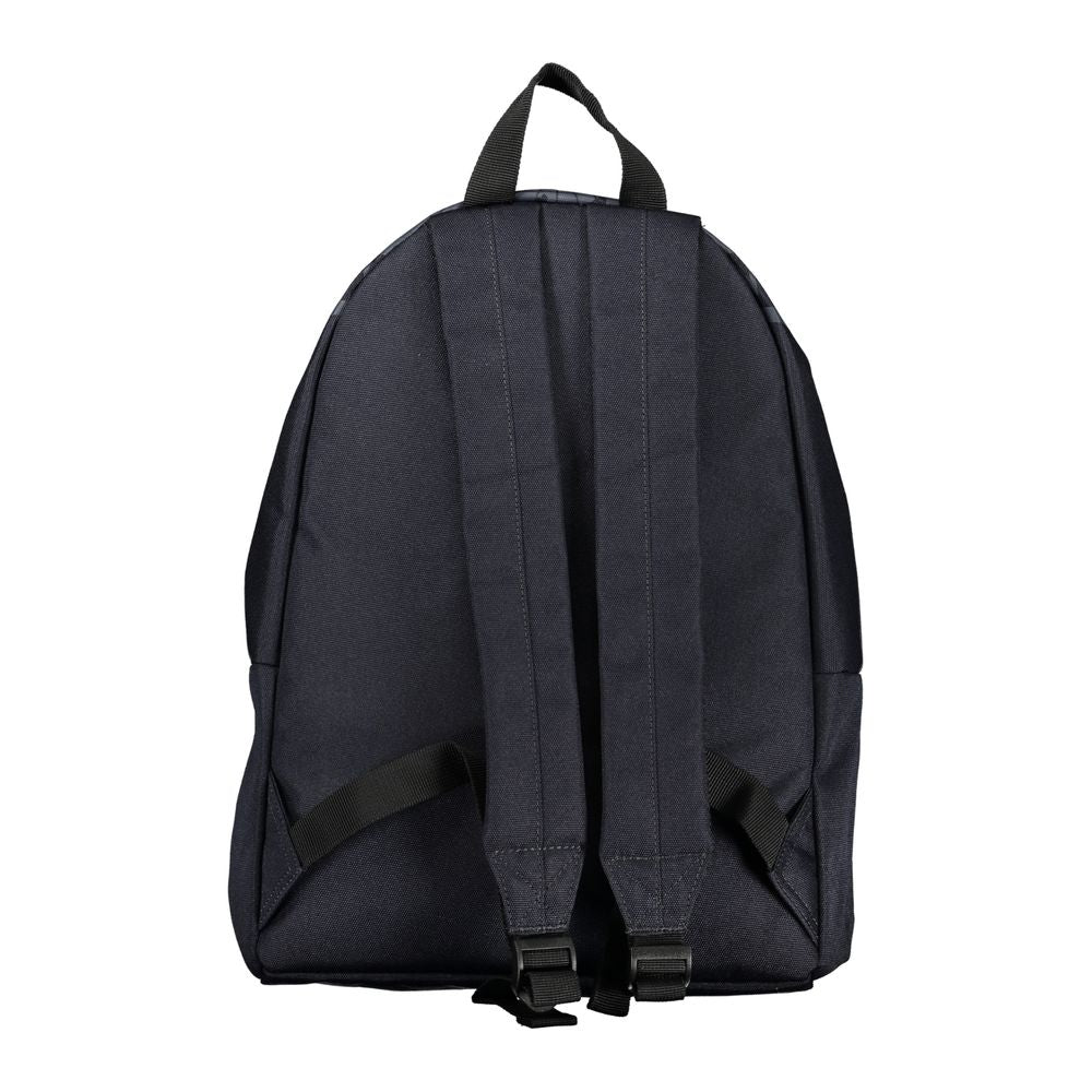 Napapijri Elegant Cotton Backpack with Contrasting Details