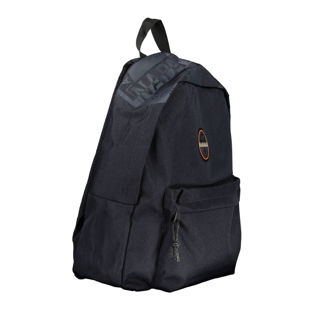 Napapijri Elegant Cotton Backpack with Contrasting Details