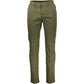 Napapijri Trendsetting Green Cotton Trousers