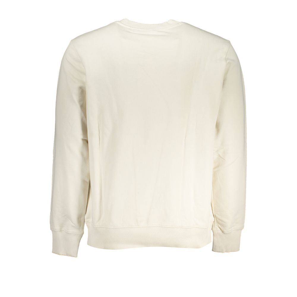 Napapijri Elegant White Crew Neck Sweatshirt