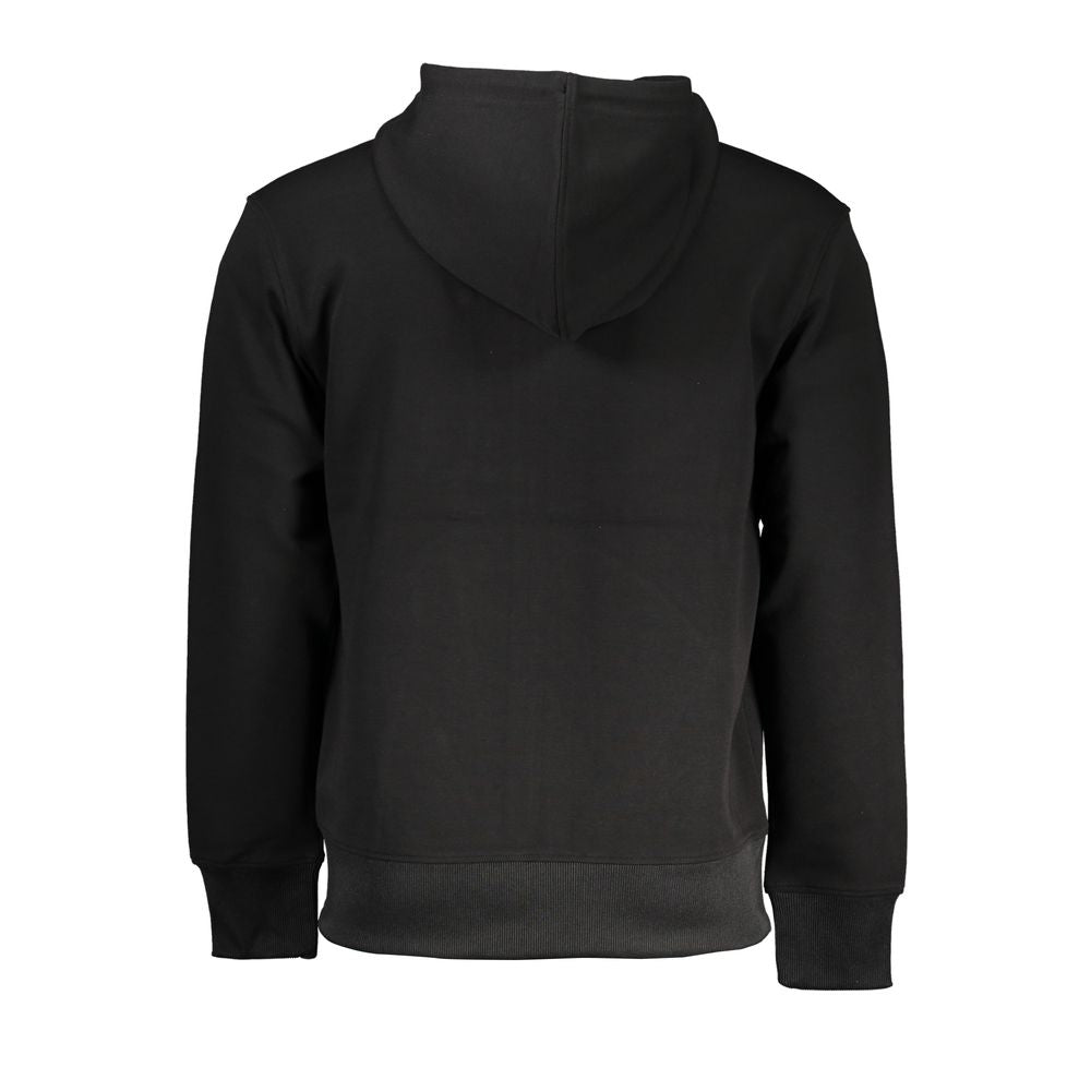 Calvin Klein Sleek Hooded Zip Sweatshirt with Contrasting Details