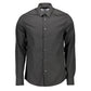 Calvin Klein Sleek Slim Fit Long Sleeve Italian Collar Shirt