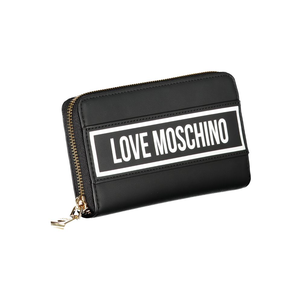 Love Moschino Chic White Polyethylene Compact Wallet