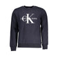 Calvin Klein Crew Neck Fleece Sweatshirt in Blue