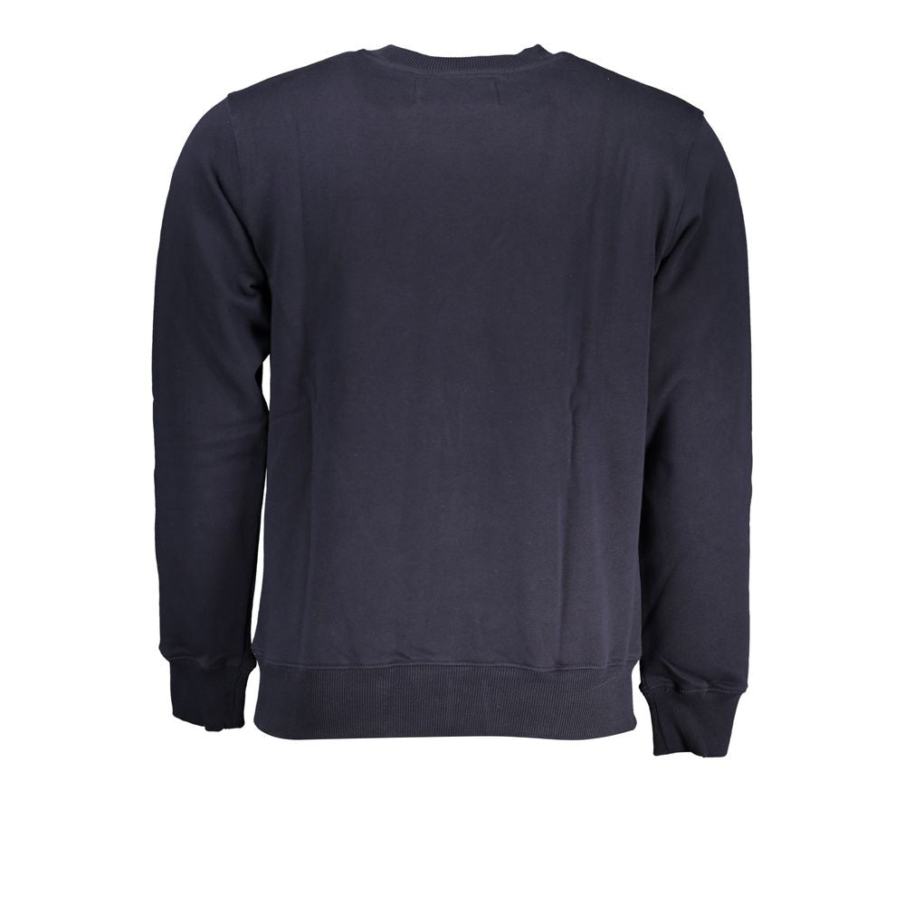 Calvin Klein Crew Neck Fleece Sweatshirt in Blue