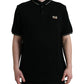 Dolce & Gabbana Elegant Black Cotton Polo Tee