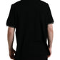 Dolce & Gabbana Elegant Black Cotton Polo Tee