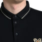 Dolce & Gabbana Elegant Black Cotton Polo Tee