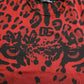 Dolce & Gabbana Red Leopard Print Crew Neck Tee