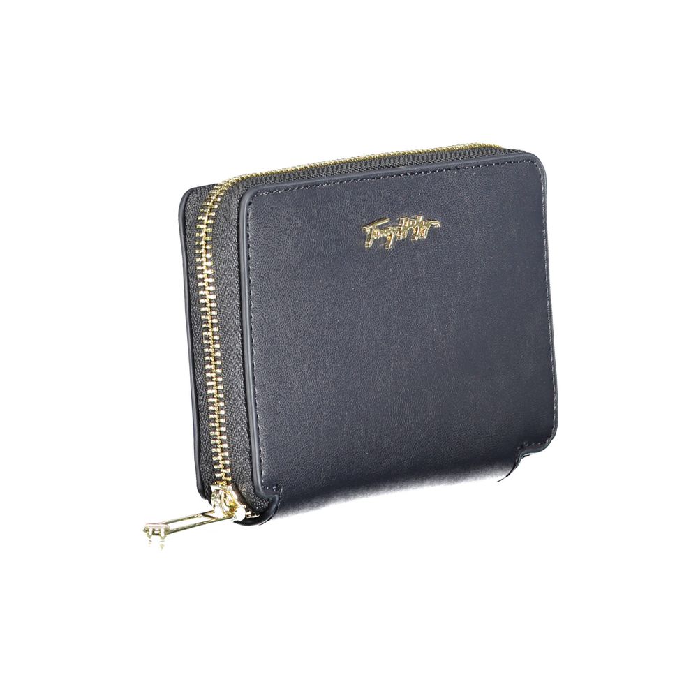 Tommy Hilfiger Elegant Blue Polyethylene Wallet with Logo