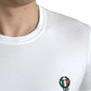 Dolce & Gabbana Elegant Crew Neck Tee with Emblematic Crest