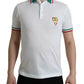 Dolce & Gabbana Elegant White Cotton Polo T-Shirt