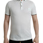 Dolce & Gabbana Elegant White Cotton Polo T-Shirt