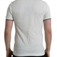 Dolce & Gabbana Elegant White Cotton Polo T-Shirt