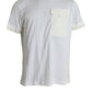 Dolce & Gabbana Elegant White Crew Neck Cotton Tee