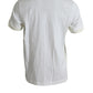 Dolce & Gabbana Elegant White Crew Neck Cotton Tee