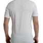 Dolce & Gabbana Elegant White Cotton Polo T-Shirt