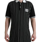 Dolce & Gabbana Elegant Striped Cotton Polo T-Shirt