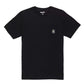 Refrigiwear Elegant Black Cotton Tee with Chest Logo