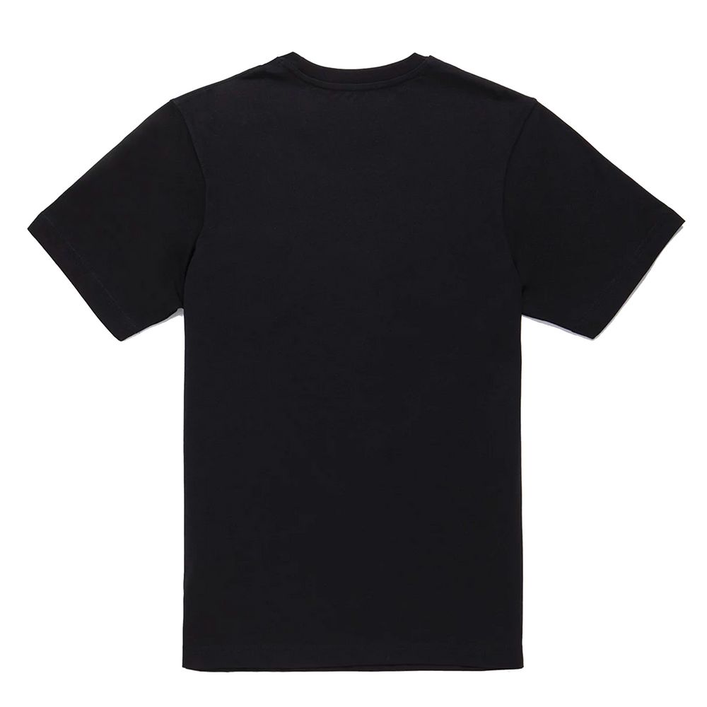 Refrigiwear Elegant Black Cotton Tee with Chest Logo