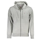 Tommy Hilfiger Chic Gray Hooded Fleece Sweatshirt