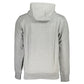 Tommy Hilfiger Chic Gray Hooded Fleece Sweatshirt