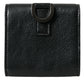 Dolce & Gabbana Sleek Lamb Leather Card Holder with Chain Strap