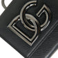 Dolce & Gabbana Sleek Lamb Leather Card Holder with Chain Strap