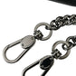 Dolce & Gabbana Sleek Lamb Leather Card Holder with Chain Strap