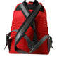 Dolce & Gabbana Elegant Red Nylon-Leather Backpack