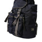 Dolce & Gabbana Elegant Blue Nylon Leather Backpack