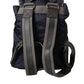 Dolce & Gabbana Elegant Blue Nylon Leather Backpack