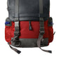 Dolce & Gabbana Chic Red & Gray Designer Backpack