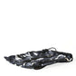 Dolce & Gabbana Elegant Black Leaf Print Nap Sack Bag