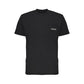 Napapijri Sleek Black Cotton Crew Neck Tee with Pocket