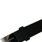 Dolce & Gabbana Elegant Black Leather Belt with Metal Buckle