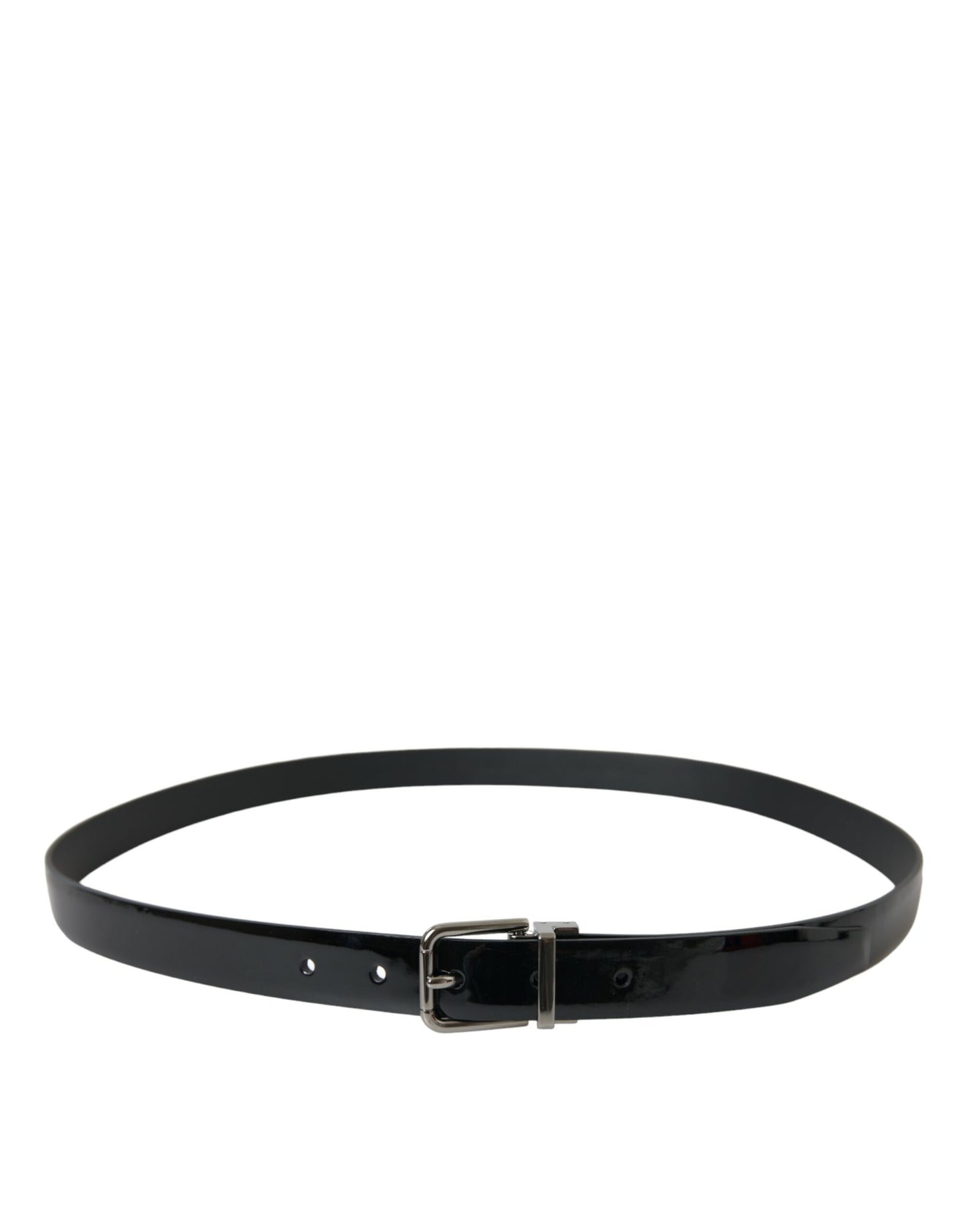 Dolce & Gabbana Elegant Leather Belt with Metal Buckle Closure