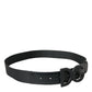 Dolce & Gabbana Elegant Dual-Tone Leather Belt